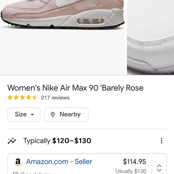 Pink Nike Airmaxes rarely worn - Picture 3 of 3